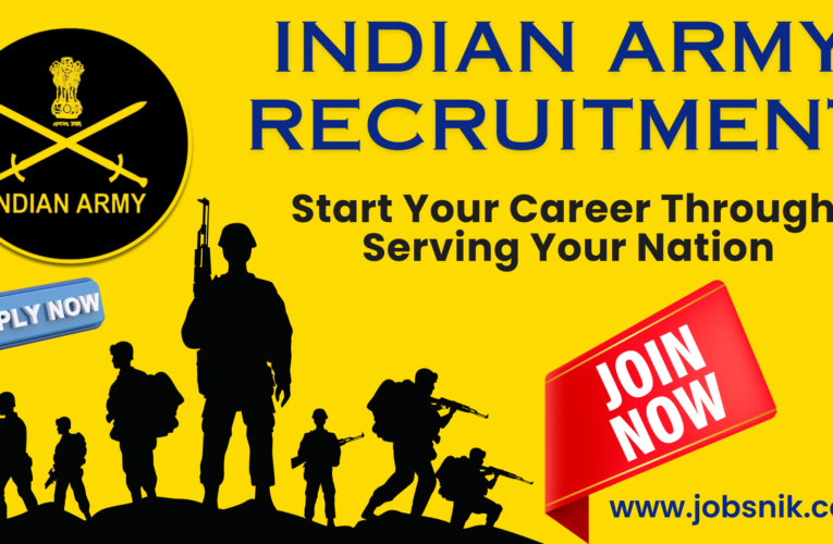Indian Army Recruitment : Apply for 55 Posts | Check All the Important Details Here
