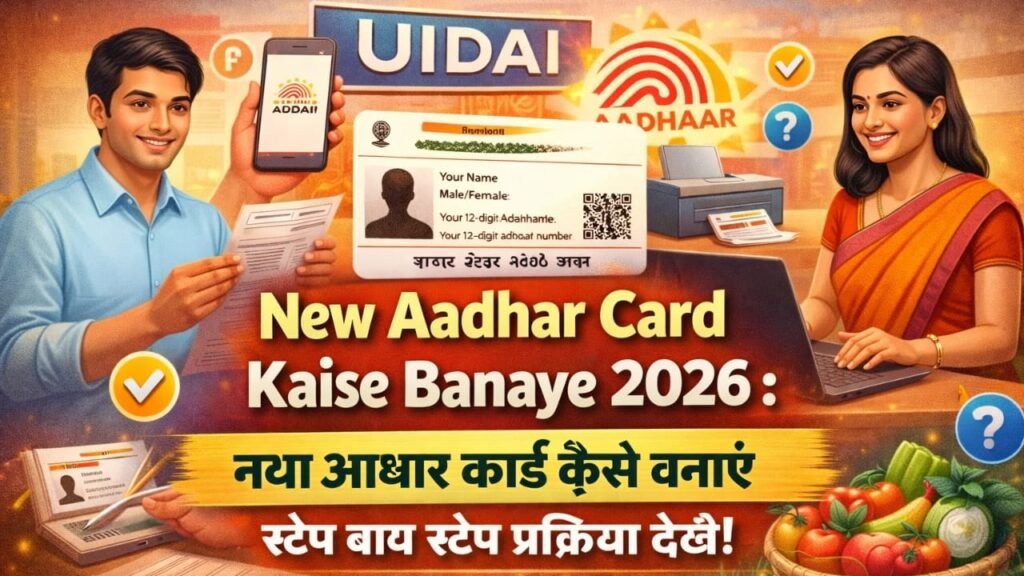 New Aadhaar Card Kaise Banaye